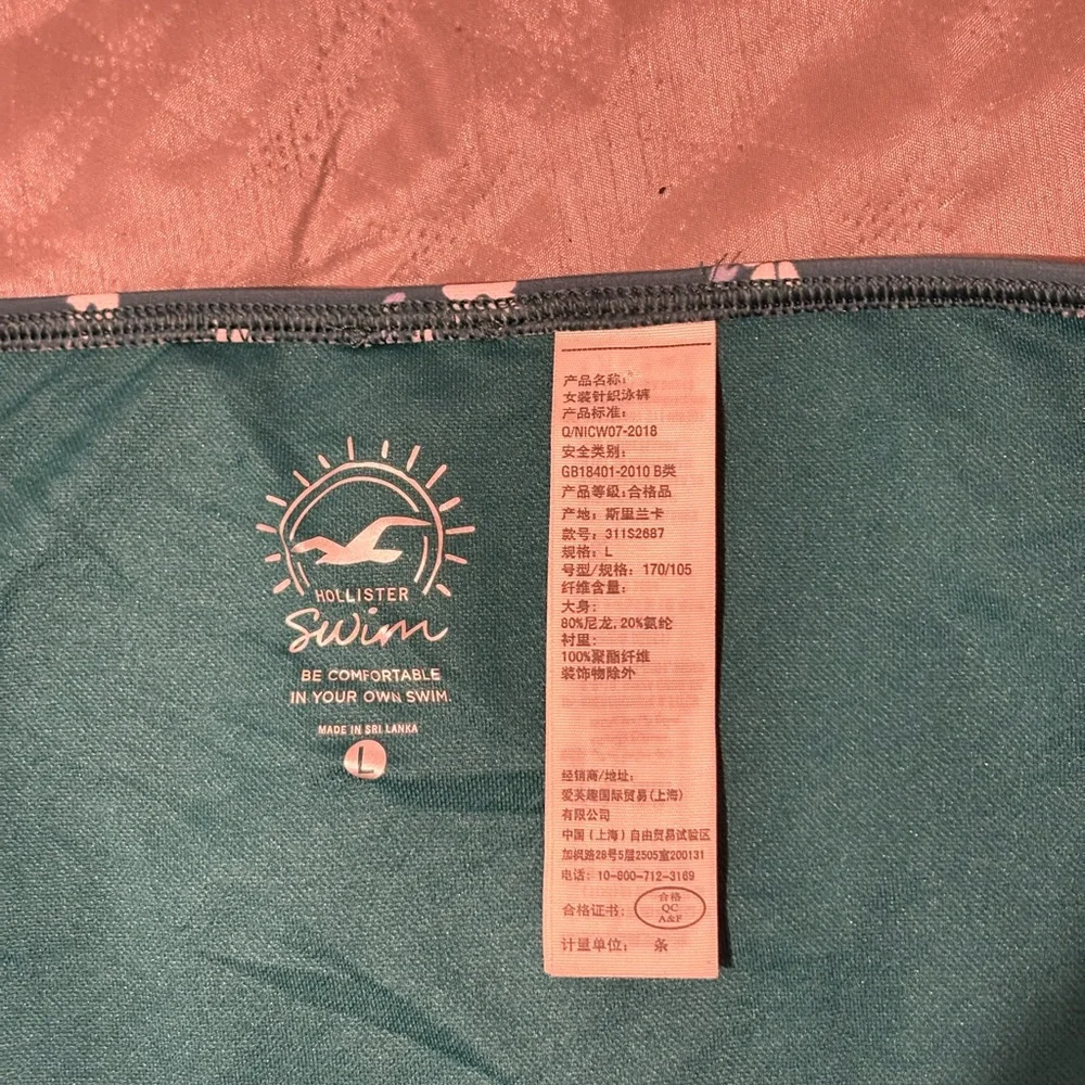 Hollister Teal Swimwear - Picture 3 of 4